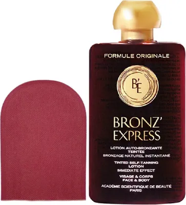 Produktbild von Academie Bronz'Express Selbstbräuner Lotion 100ml + Applikator für Gesicht
