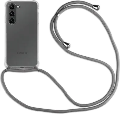 Produktbild von Handykette für Samsung Galaxy S26 Handyhülle mit Band in Grau