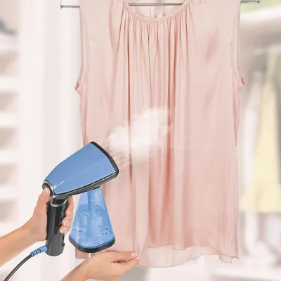 Produktbild von CLEANmaxx Dampfglätter faltbar 1600W hellblau/schwarz