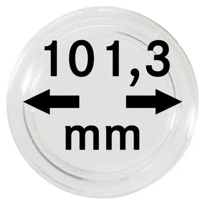 Produktbild von Lindner 22500439 Münzkapsel Innendurchmesser 101.3 mm für 1 kg Silber, 1 Stück, Innenhöhe 13,2 mm