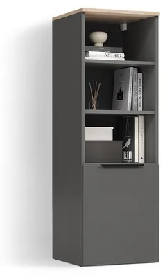 Immagine prodotto di Armadio universale Livinity Piave Antracite/Sonoma con una porta, Model 58759