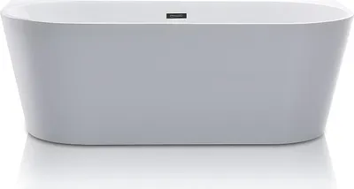 Produktbild von Wandhängende freistehende Badewanne - DIVINA - 255 l - 180 × 75 × 58 cm - weiß