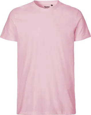 Produktbild von Neutral O61001 | Mens Fitted T-Shirt +GOTS- - Farbe: Light Pink - Größe: M