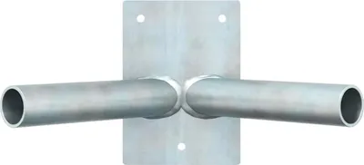 Immagine prodotto di vidaXL Portabandiera argento 11,5 x 7,5 cm acciaio