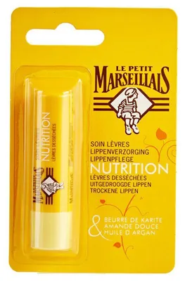Produktbild von Le Petit Marseillais Lippenpflege Shea Mandel Argan 4,9 g – Feuchtigkeit Pur