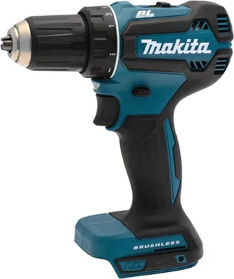 Obrázok produktu pre Makita DDF485Z, Pištoľová vŕtačka, Rýchloupínanie, Striedavý, Čierna, Modrá, 1,3 cm, 1900 ot/min