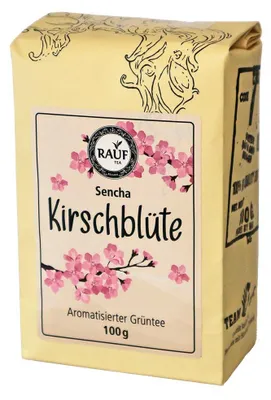 Produktbild von Rauf Tee Grüner Tee Sencha Kirschblüte, aromatisiert