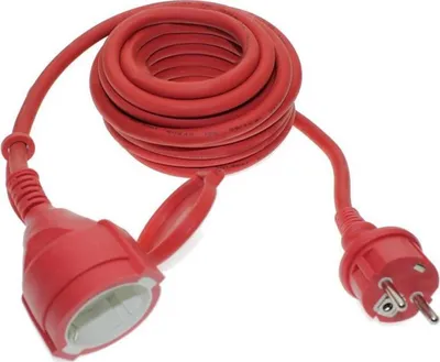 Produktbild von 5 m Verlängerungskabel rot outdoor IP44