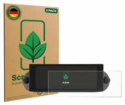 Produktbild von 2x ScreenLeaf Schutzfolie für Essgoo Android Autoradio 6.86" Beetle 2001-2010 nachhaltiger Displayschutz Display Schutz Folie Klar Transparent