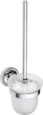 Produktbild von BETRO CHROM WC-Bürstengarnitur Messing Glas Chrom 110x360x145 mm für Bad & WC >> zum Bohren