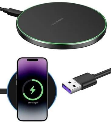 Zdjęcie produktu dla Bezprzewodowa ładowarka, 35 W, ładowarka indukcyjna, kompatybilna z iPhone 16/15/14