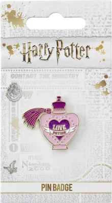 Immagine prodotto di Distintivo con spilla della pozione d'amore di Harry Potter