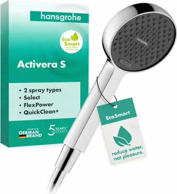 Obrázok produktu pre Hansgrohe Activera Select S ručná sprcha 95 2jet EcoSmart, chróm, 1 kus.