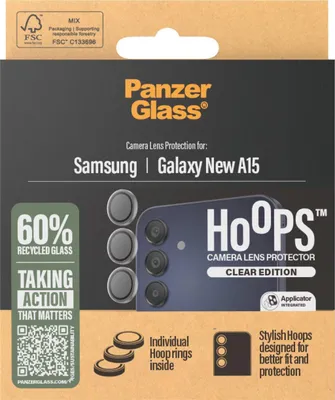 Imagen del producto de PanzerGlass Hoops Protector de lente para Samsung Galaxy A16 - Ultratransparente