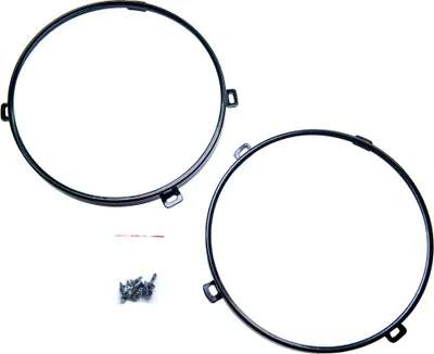 Zdjęcie produktu dla Zestaw uchwytów reflektorów, czarny Obudowa świateł Jeep Wrangler TJ 96 - 06