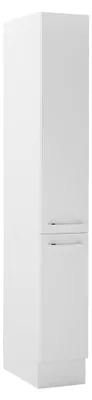 Image de ARMOIRE DE CUISINE TURIN : Armoire de cuisine blanche, meuble de rangement pour cuisine