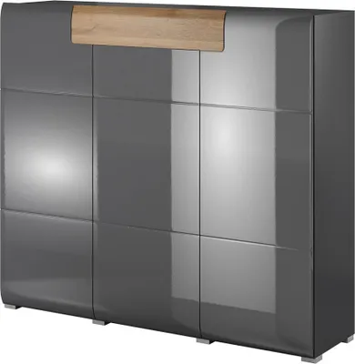 Immagine prodotto di Buffet grande modello collezione OHIO. Color antracite e rovere. Stile design.