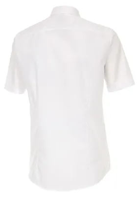 Produktbild von Venti - Modern Fit - Bügelfreies Herren Kurzarm Hemd mit Kent Kragen (001620), Größe:42, Farbe:Weiß (0)