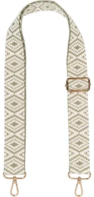 Produktbild von styleBREAKER Taschen Schulterriemen mit Azteken Muster, Wechsel Taschengurt mit Karabinerhaken, verstellbar, Unisex 02013015