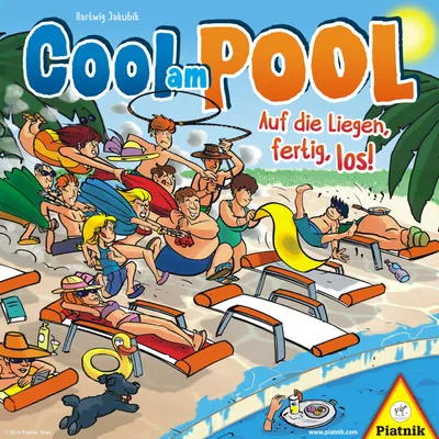 Produktbild von Piatnik 6352 - Cool am Pool Spiel