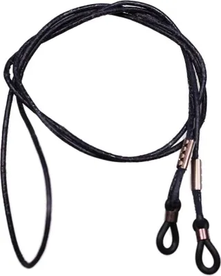 Produktbild von Brillenband aus Ziegenleder, Blau, 700 mm x 2 mm