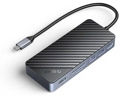 Zdjęcie produktu dla Hub Usb-C Z Obudową Na Dysk Orico Om28P-G2-Bk-Ep M.2, 10 Gbps, Hdmi 4K 60Hz Pd 100W