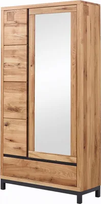 Produktbild von MASSIVMOEBEL24.DE Garderobe Wildeiche 103x40x205 natur geölt VILLANDERS #130