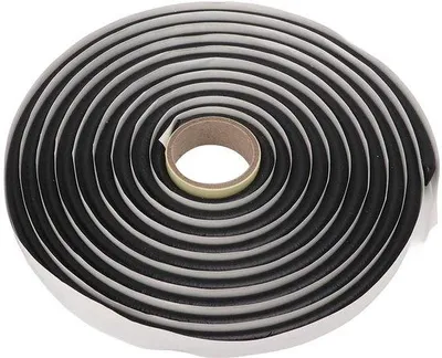 Immagine prodotto di Nastro sigillante impermeabile in gomma butilica – lunghezza 4,5 metri – facile da installare – diametro 9,5 mm – ideale per porte e finestre di automobili