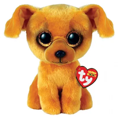 Image de ty 36393 Peluche Beanie Boos - Chien Zuzu, 15 cm