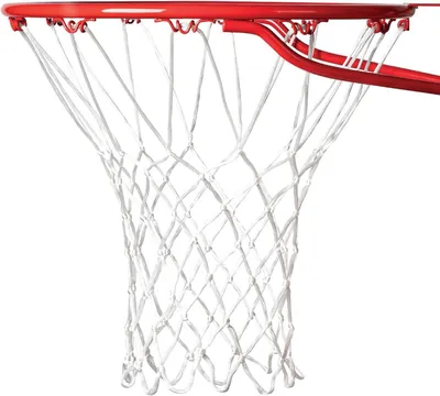 Productafbeelding van Basketbalnet - Sportnet - Basketbal Spelen - Duurzaam Nylon - 4 mm - Wit
