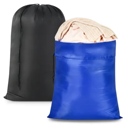Productafbeelding van OTraki, 2 stuks extra grote waszakken, 70x115 cm, XXL, grote, opvouwbare waszakken