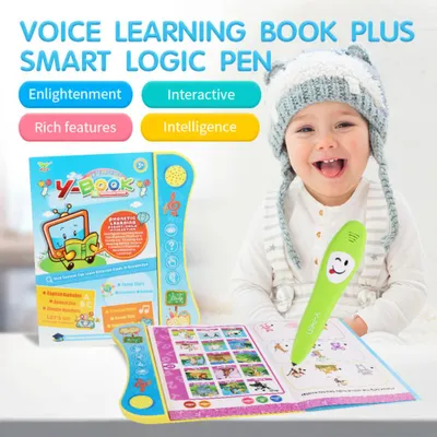 Zdjęcie produktu dla Dzieci Voiced Ebook z Reading Pen Early Learning Toy wersja angielska