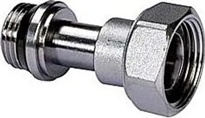 Produktbild von Opal Ausgleichstülle R173X033 Messing verchromt, 1/2", selbstdichtend, mit Überwurfmutter