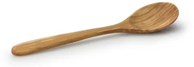 Obrázek produktu pro CONTINENTA Servírovací lžíce, olivové dřevo 35 cm 4945 4017167494500 Výhodná sada – 2 kusy – včetně 4 nerezových brček