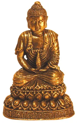 Produktbild von "Buddha" Messing 6cm