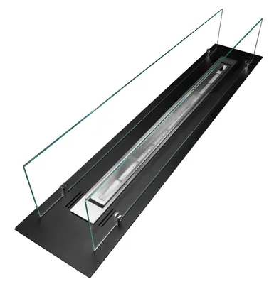 Obrázok produktu pre etanolový krb so sklenenou vložkou 990 mm na inštaláciu do sadrokartónovej/obkladovej konštrukcie.etanolový krb pre nábytok.krb 99 cm.