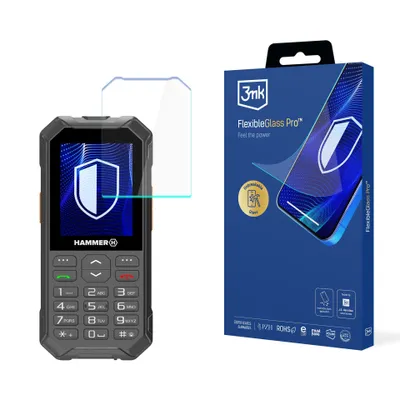 Produktbild von 3mk Display Hybridglas FlexibleGlass Pro für myPhone Hammer 6 0,3mm