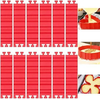 Produktbild von Silikonische Cakeformen - 8er Set für DIY-Torten, Fondant und Muffins