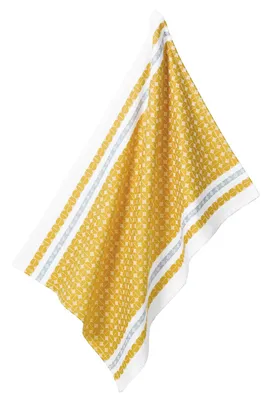 Obrázek produktu pro KELA Čajová osuška Svea 70x50 cm curry žluto-modrý vzor KL-12801