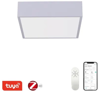 Produktbild von IMMAX NEO CANTO SLIM Smart-Deckenleuchte 28x28x7cm 22W 1610lm, weiß Zigbee 3.0, TUYA