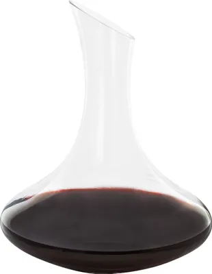 Obrázok produktu pre Krumble karafa s úzkym hrdlom - karafa - sklenená karafa - karafa na víno - sklo - 1500 ml - priehľadná - 21,5 x 22 cm (dxh)