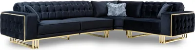 Produktbild von Designer 3tlg.Wohnzimmer Set Ecksofa L-form + 3 + 1 Sitzer Luxus Eckcouch
