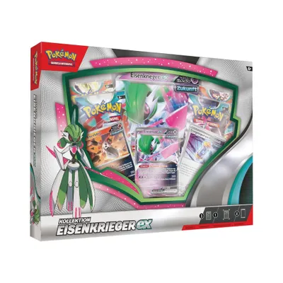 Produktbild von Pokémon Karmesin & Purpur - Eisenkrieger ex Kollektion Box - deutsch