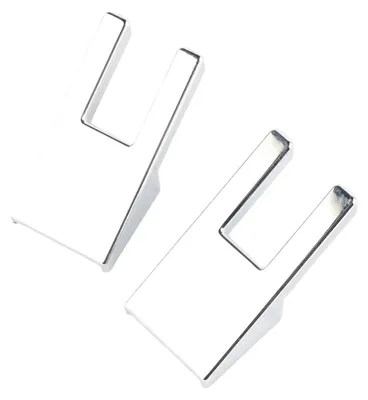 2er-Set Wandhaken, 15LB Belastbarkeit, Schraubbefestigung, für Wohnmobil & Boot