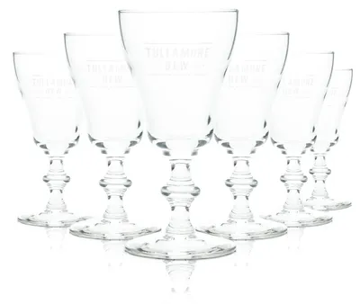 Produktbild von 6x Tullamore Dew Whiskey Glas 0,15l Kelch Designstil Gläser Irish Single Malt