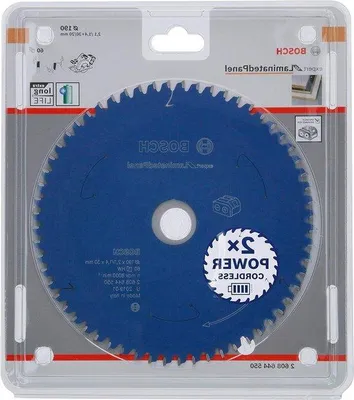 Immagine prodotto di Lama per sega circolare 190x30x21 mm, 60 denti, a batteria