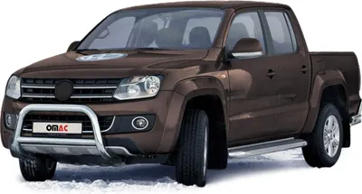 Obrázok produktu pre Ochranná lišta predného nárazníka pre VW Amarok 2009-2016 s ABE oceľou strieborná