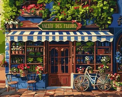 Immagine prodotto di Dipingere seguendo i numeri. - La valle dei fiori 40x50 cm - Ideyka