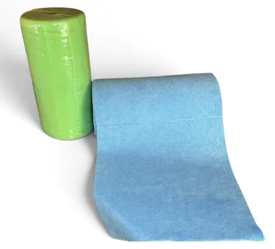 Produktbild von Mikrofasertücher Reinigungstuch auf Rolle 100 Stk. 2 Rollen 30x30 cm Putztücher