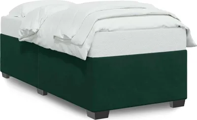 Produktbild von vidaXL Bettgestell ohne Matratze Dunkelgrün 80x200 cm Samt